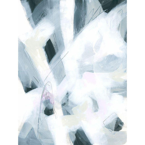 Marble Strike III White Modern Wood Framed Art Print by Vess, June Erica