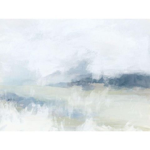 Breezy Vista I Black Modern Wood Framed Art Print by Vess, June Erica