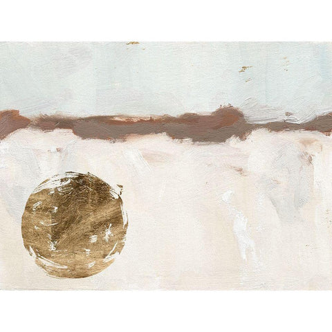 Winter Medallion I Black Modern Wood Framed Art Print by Green, Jacob