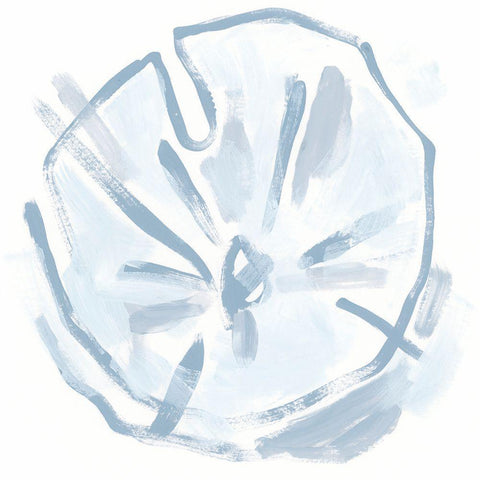 Simple Shell Study I Black Modern Wood Framed Art Print by Vess, June Erica