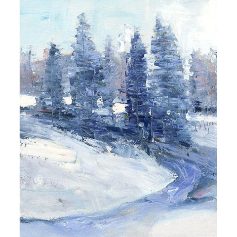 Crisp Morning II White Modern Wood Framed Art Print by OToole, Tim