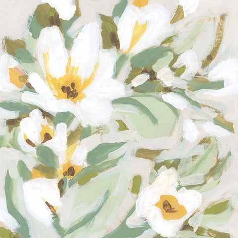 Sunshine Blooms III Black Modern Wood Framed Art Print with Double Matting by Vess, June Erica