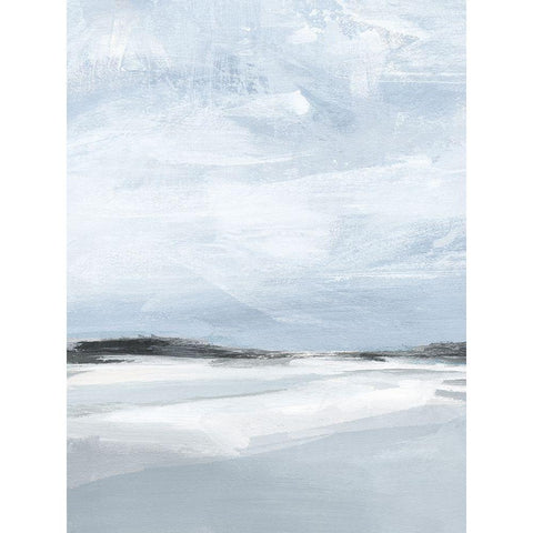 Cirrus Cloud Beach I White Modern Wood Framed Art Print by Warren, Annie