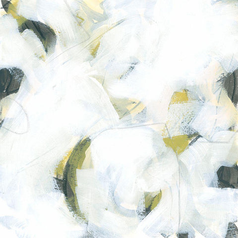 Citron Mix IV White Modern Wood Framed Art Print with Double Matting by Vess, June Erica