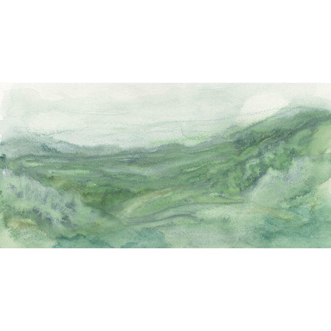 Mountain Passage III Black Modern Wood Framed Art Print with Double Matting by Chandler, Sharon