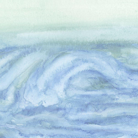 Tidal Waters VI White Modern Wood Framed Art Print by Chandler, Sharon