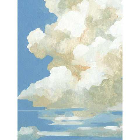 Cumulus Drift II Gold Ornate Wood Framed Art Print with Double Matting by Caroline, Emma