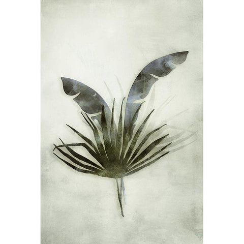 Tropical Night in Green II Gold Ornate Wood Framed Art Print with Double Matting by Haase, Andrea