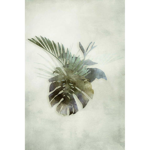 Tropical Night in Green IV Gold Ornate Wood Framed Art Print with Double Matting by Haase, Andrea