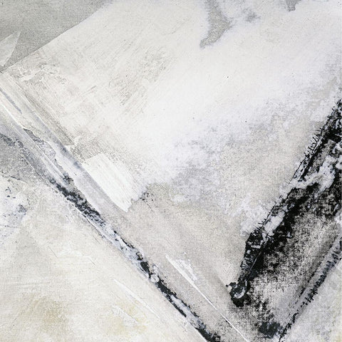 Neutral Amaze III White Modern Wood Framed Art Print with Double Matting by Aryai, Sia