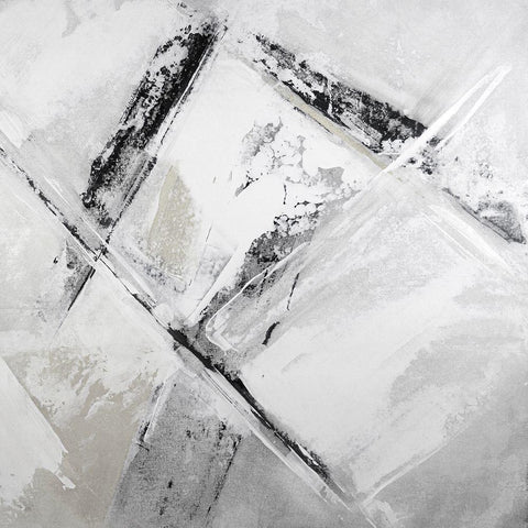 Neutral Amaze V Black Modern Wood Framed Art Print by Aryai, Sia
