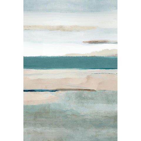 Allonby II Black Modern Wood Framed Art Print with Double Matting by Kouta, Flora