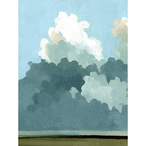 Cumulus Terrain I Gold Ornate Wood Framed Art Print with Double Matting by Caroline, Emma