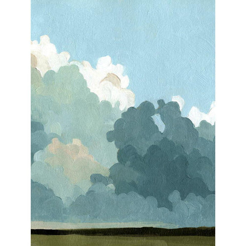 Cumulus Terrain II Gold Ornate Wood Framed Art Print with Double Matting by Caroline, Emma
