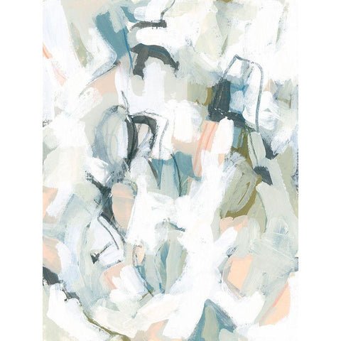 Pastel Equation II White Modern Wood Framed Art Print by Vess, June Erica