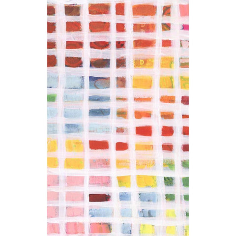 Color Peek I Black Modern Wood Framed Art Print by Moore, Regina