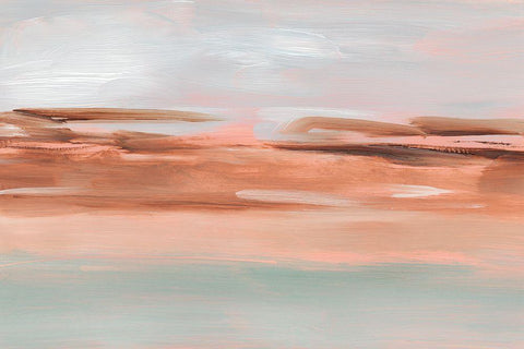 Desert Haze I White Modern Wood Framed Art Print with Double Matting by Harper, Ethan