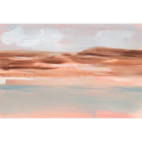 Desert Haze II White Modern Wood Framed Art Print by Harper, Ethan