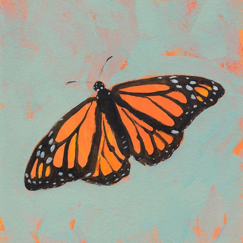 Light Monarch II Black Modern Wood Framed Art Print by Green, Jacob