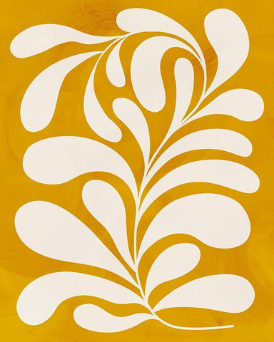 Goldenrod I Black Ornate Wood Framed Art Print with Double Matting by Popp, Grace