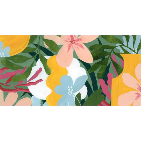 Gems of the Tropics III Black Modern Wood Framed Art Print with Double Matting by Popp, Grace