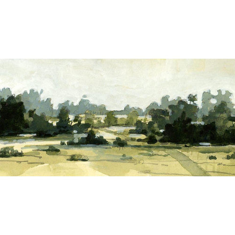 Bright Marshland III White Modern Wood Framed Art Print by Caroline, Emma