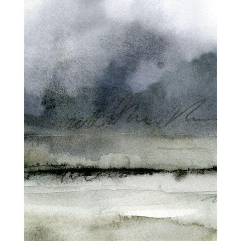 Dusk Horizon III Gold Ornate Wood Framed Art Print with Double Matting by Caroline, Emma
