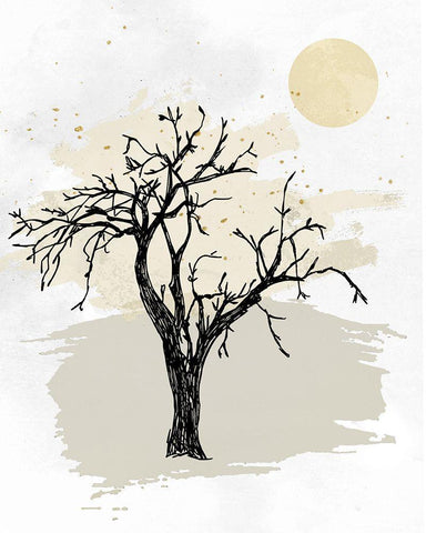 The Nook II White Modern Wood Framed Art Print with Double Matting by Smith, Karen