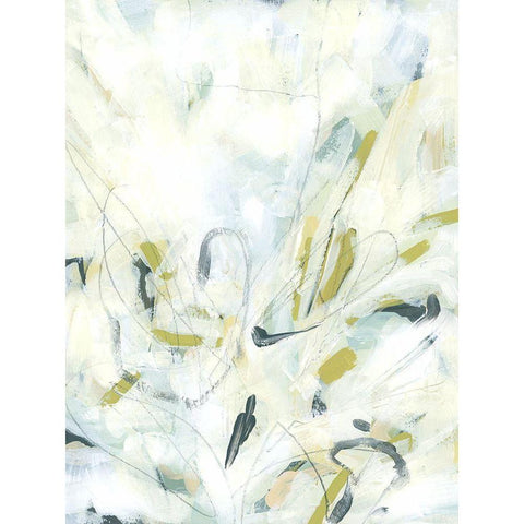 Ice Scribe II White Modern Wood Framed Art Print by Vess, June Erica