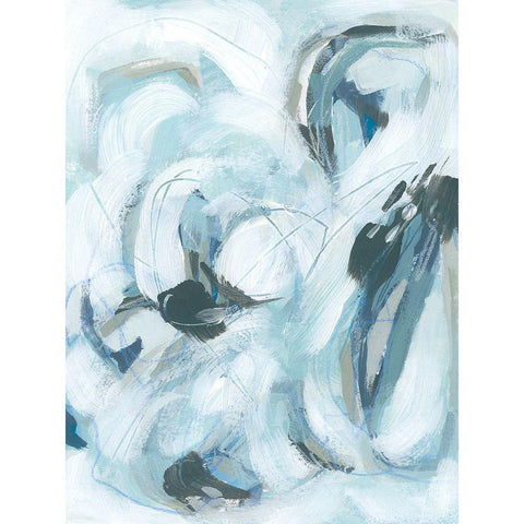 Fluid Receptor I Black Modern Wood Framed Art Print with Double Matting by Vess, June Erica