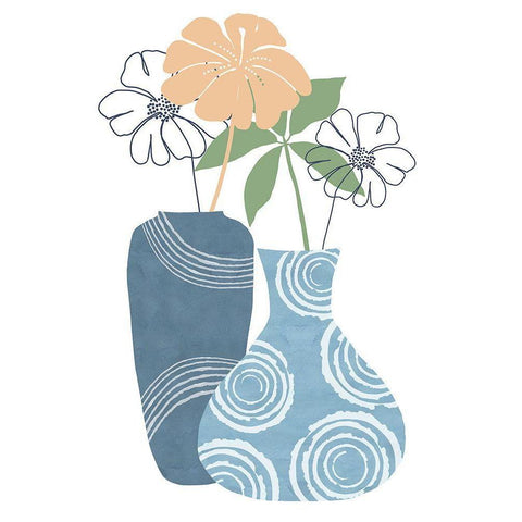 Setting the Table II White Modern Wood Framed Art Print by Holman, Nicholas