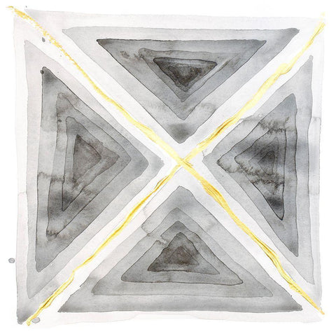 Ultimate Grey Cuts III White Modern Wood Framed Art Print by Sparler, Erin