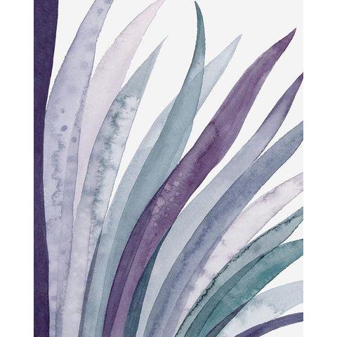 Amethyst Scales Triptych III Gold Ornate Wood Framed Art Print with Double Matting by Popp, Grace