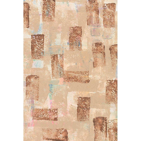 Hiding Hues II White Modern Wood Framed Art Print by Moore, Regina