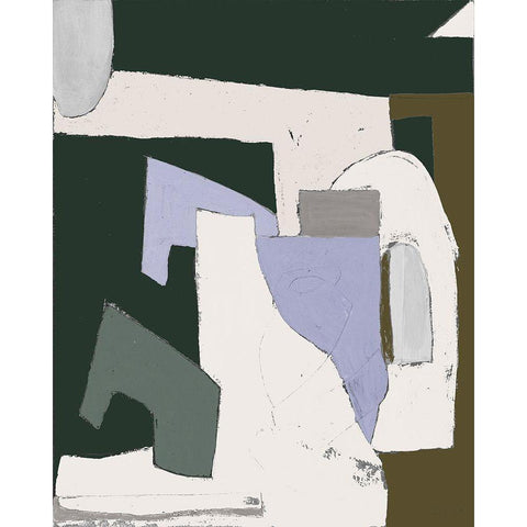 Custom The Olive Press Room White Modern Wood Framed Art Print by Delamater, Rob