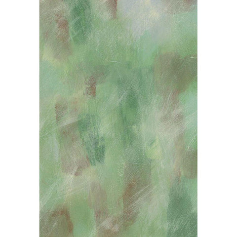 Green Shadows I Black Modern Wood Framed Art Print by Moore, Regina