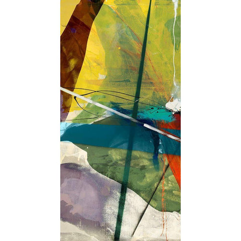 Shattered I Black Modern Wood Framed Art Print by Jasper, Sisa