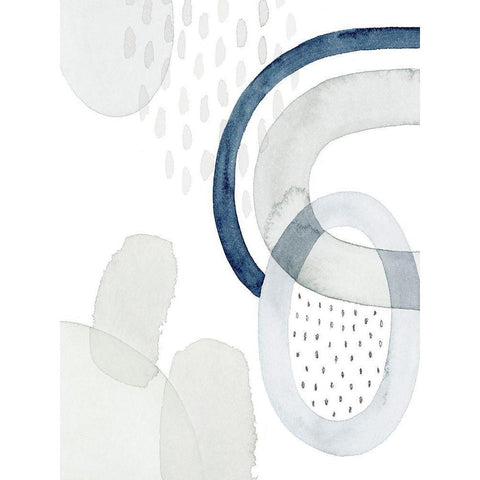 Light and Minimal II White Modern Wood Framed Art Print by Popp, Grace