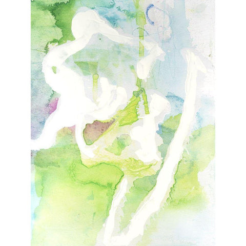 Rising Above II Black Modern Wood Framed Art Print by Combs, Joyce
