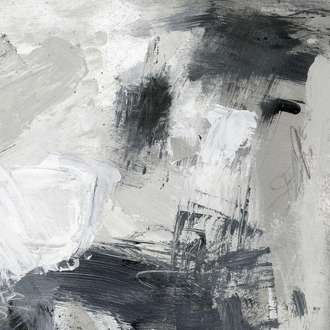 Muddled Neutrals IV White Modern Wood Framed Art Print by Parker, Jennifer Paxton