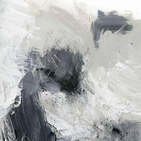 Muddled Neutrals VI Black Ornate Wood Framed Art Print with Double Matting by Parker, Jennifer Paxton