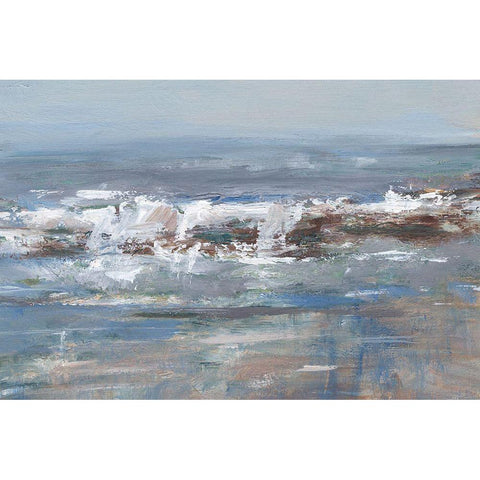 Overcast Tides I Black Modern Wood Framed Art Print with Double Matting by Harper, Ethan