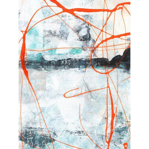 Orange Zest II White Modern Wood Framed Art Print by Harper, Ethan