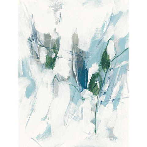 Ice Cavern I Black Modern Wood Framed Art Print by Vess, June Erica