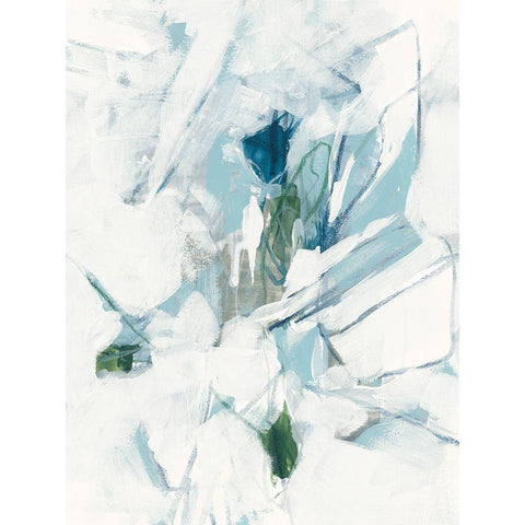 Ice Cavern IV Black Modern Wood Framed Art Print by Vess, June Erica