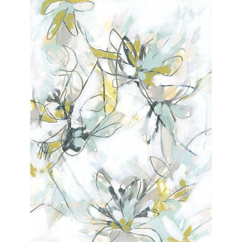 Glacier Garden II White Modern Wood Framed Art Print by Vess, June Erica