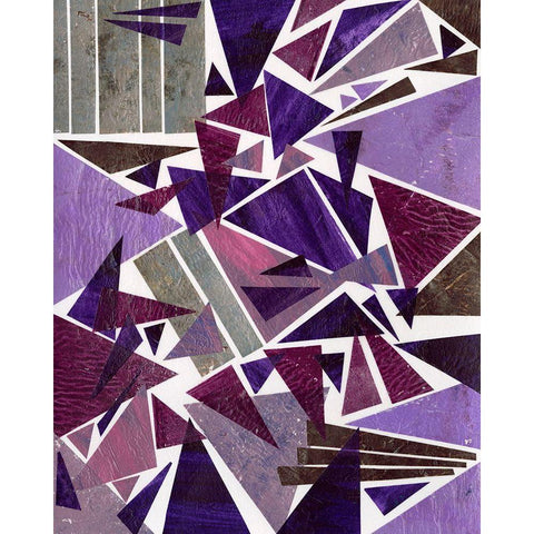 Purple Dream I Gold Ornate Wood Framed Art Print with Double Matting by Moore, Regina