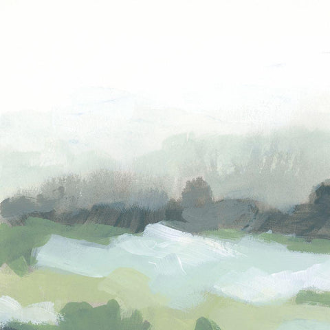 Strata Field IV Black Ornate Wood Framed Art Print with Double Matting by Vess, June Erica