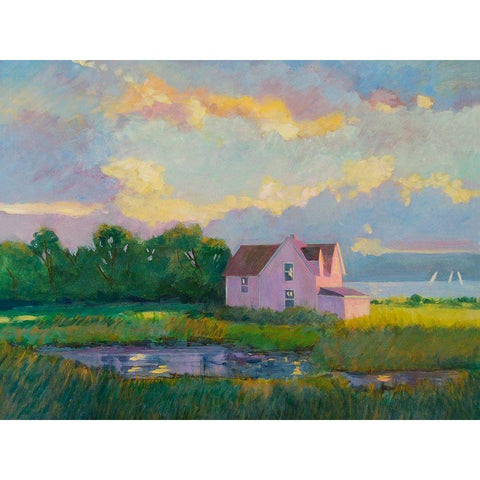 The Cape Black Modern Wood Framed Art Print with Double Matting by Sweetwater