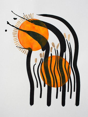 You Shouldnt Have White Modern Wood Framed Art Print with Double Matting by Gianni, Katie